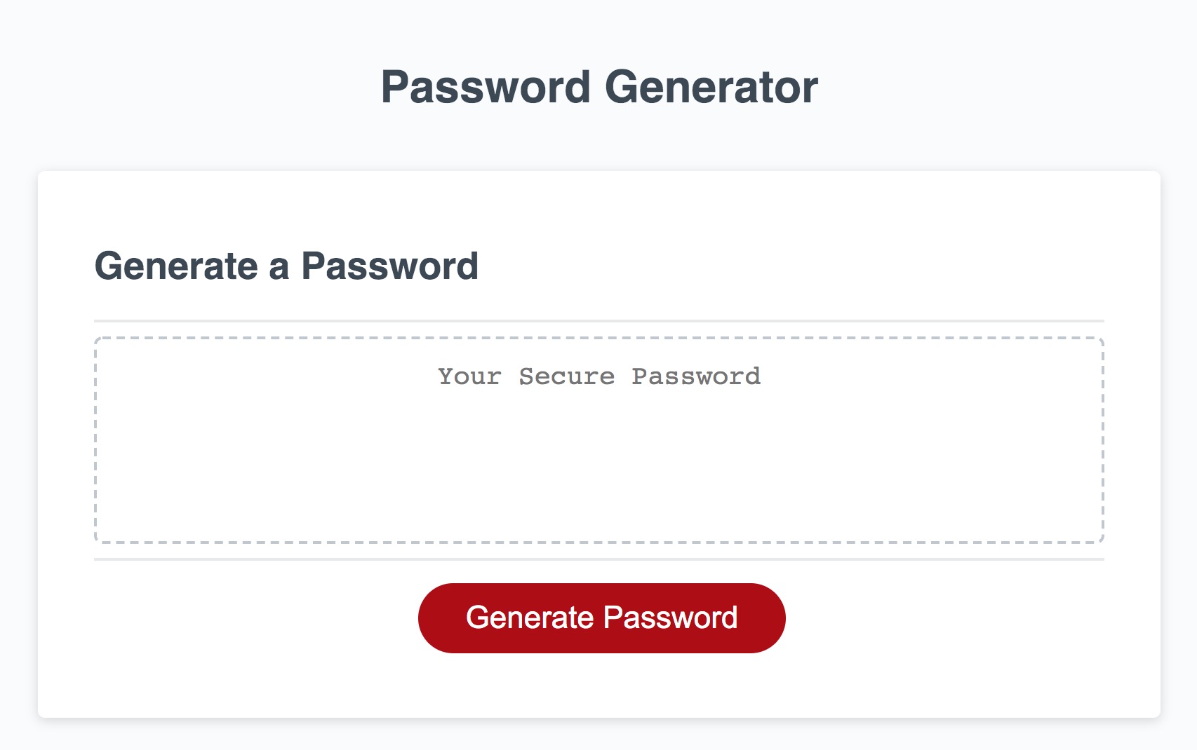 Password App